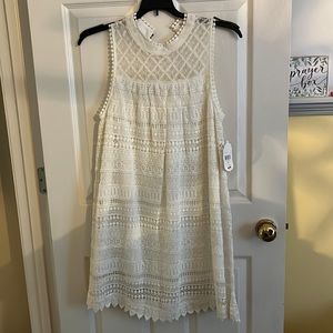 White lace altar’d state dress size large
